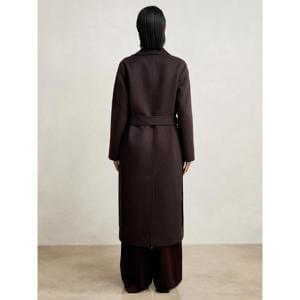 REISS Rene Double-Breasted Blindseam Coat Wool-Blend